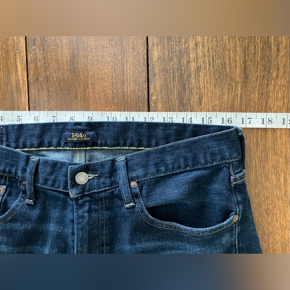 Polo Ralph Lauren Men's Slim Straight Jeans - Dark Blue - Picture 6 of 8